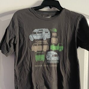 the North face travel van graphic tshirt